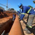 Obras de esgotamento sanitário da Águas de Teresina levam melhorias para os moradores do Dirceu