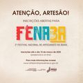 Sudarpi abre inscrições para seleção de artesãos para Feira Nacional de Artesanato na Bahia
