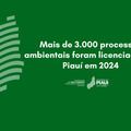 Mais de 3 mil processos ambientais foram licenciados no Piauí em 2024