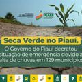 Governo declara emergência em 129 cidades e age contra impactos da seca