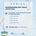 IPMT praia abre inscrições para as férias de julho